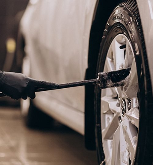 car wash detailing station